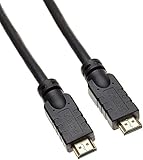 PremiumCord Aktives 4K High Speed ​​HDMI Kabel mit Verstärker 15 m, kompatibel mit Video 4K 2160P, Full HD 1080P, Deep Color, 3D, 3x geschirmt, 10, 2Gbps, vergoldete Anschlüsse, Schwarz