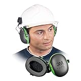 3M Helmkapsel X1P3E, Helmbefestigung, SNR 26 dB, schwarz/grün