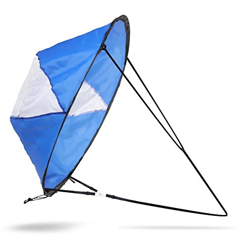VGEBY Windsegel, Windsegel Kit für Segelwinde Tragbares Faltbares Bootssegel Zubehörwerkzeug