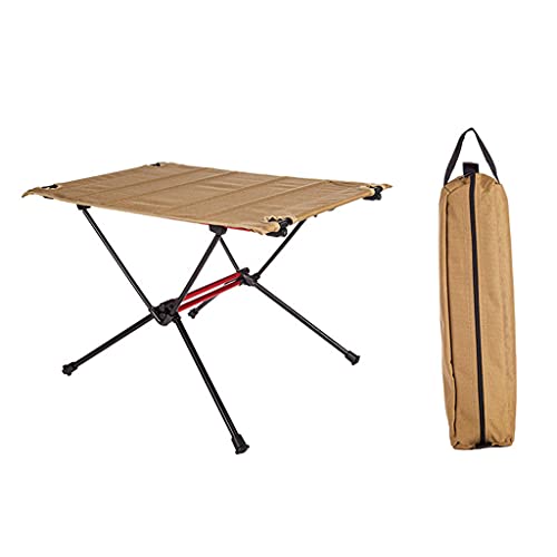 YIAGXIVG Oxford Cloth Square Outdoor Folding Table Heavy-Duty Compact Foldable Table Outdoor Travel Camping Table Folding Table