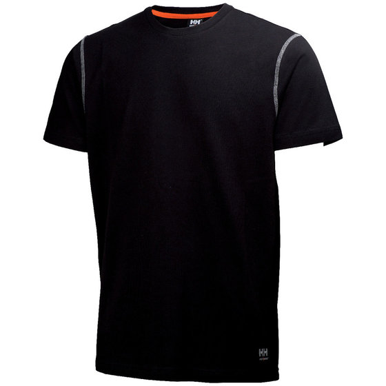 Helly Hansen Workwear Leichtes T-Shirt Oxford robustes Arbeitsshirt 990, Größe L, schwarz, 79024