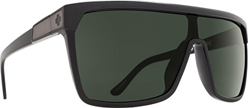 Spy Optic Sonnenbrille Flynn Black/Matte Black - HAPPY gray green Brille