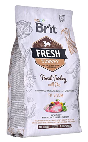 Brit 2,5kg Fresh Turkey & PEA, Fit & Slim, für übergewichtige und ältere Hunde