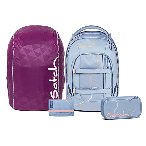 satch Pack Schulrucksack Set 4tlg. Streetwalk Edition (Vivid Blue)