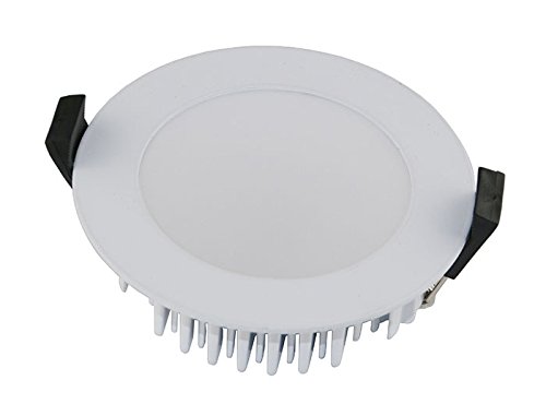 VBLED® Extra Flach, 13W LED Einbaustrahler, IP54 wassergeschützt, dimmbar, 230V, 3000K Warm-Weiß/Decken-Einbauspot/Badleuchte