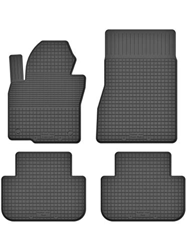 KO-RUBBERMAT Gummimatten Fußmatten 1.5 cm Rand geeignet zur BMW X5 E70 F15 (Bj.2006-2018) ideal angepasst 4 -Teile EIN Set