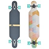 Apollo Longboard Nauro - TwinTip Drop-Through Bamboo Komplettboard