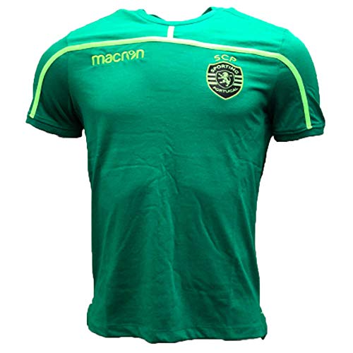 Macron 2018-2019 Sporting Lisbon Cotton T-Shirt (Green)
