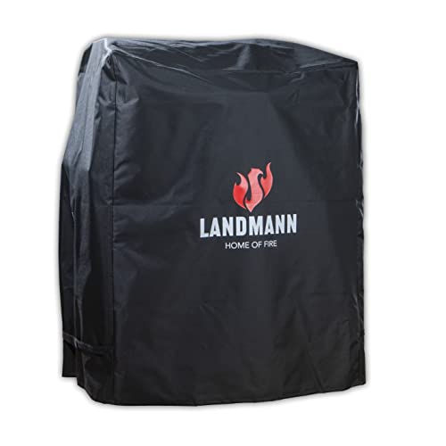 LANDMANN Premium Wetterschutzhaube | Aus robustem Polyestergewebe | Wasserdicht, UV-beständig, Atmungsaktiv, Kältebeständig | Passend für Triton 2.0, Dorado & Black Taurus 440 [60 x 80 x 120 cm]