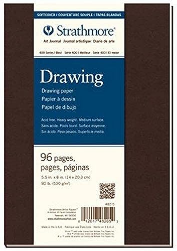 Strathmore (482-7 400 Series Tagebuch mit Softcover für Kunst und Zeichnung, Papier, cremefarben, 7.75" x 9.75"