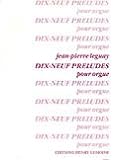 LEMOINE LEGUAY JEAN-PIERRE - PRÉLUDES (19) - ORGUE Klassische Noten Orgel