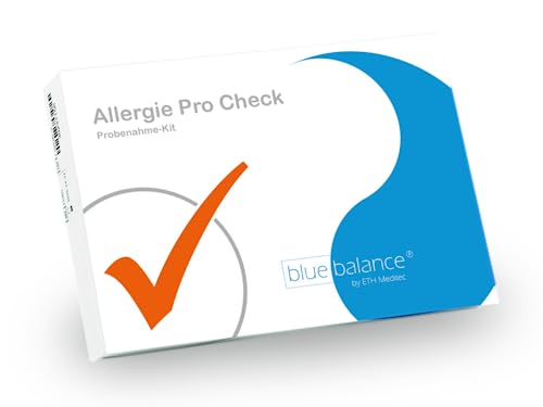 Allergietest Pro von blue balance® - 295 Allergene zuhause testen - Probenahme-Kit,Selbsttest für Zuhause