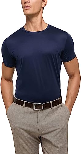 eterna Herren T-Shirt mit Rundhals dunkelblau XL_H