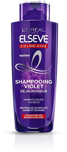 L'Oréal Paris Elsève Color-Vive Shampoo violett, entgilbend, 200 ml, 4 Stück