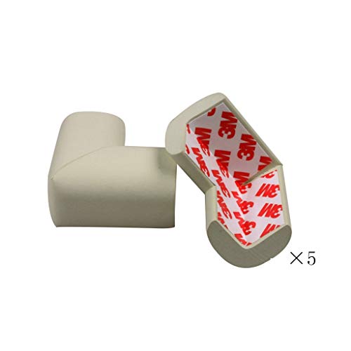 AnSafe Eckenschutz, 10 Packung Mit Innen- Kindersicherheit Schutz Schwamm Wrap (12 Farben Optional) (Color : Gray)