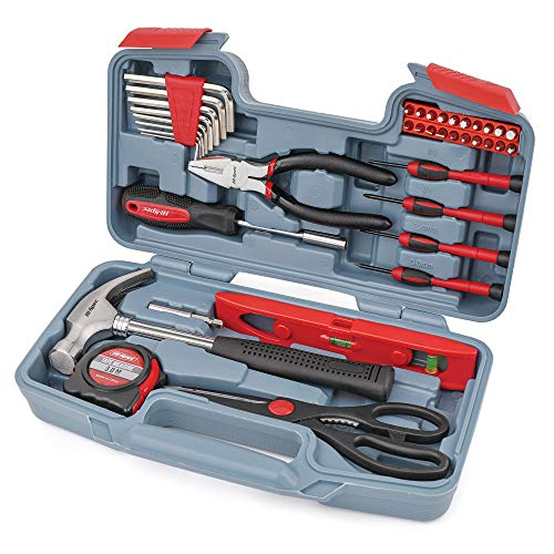 Hi-Spec 39-teiliges Home & Office Werkzeugset für leichte Heimarbeiten und Reparaturen. Handwerkzeuge in einem kompakten Koffer