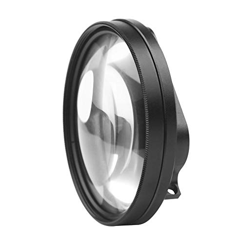 Docooler 58 mm Makro-Objektiv, 10 x Vergrößerung, großes Objektiv, für GoPro Hero 7, Schwarz, 6, 5, Schwarz, wasserdichtes Gehäuse, für GoPro-Zubehör