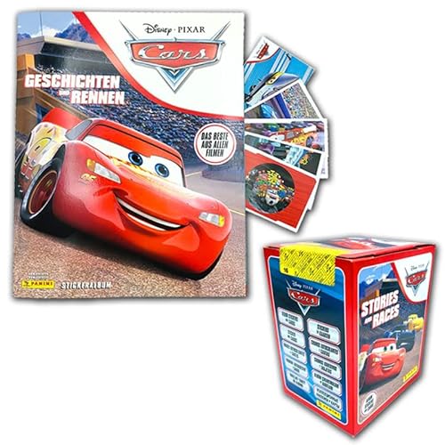 Panini Disney Cars - Geschichten und Rennen - Sticker & Cards - Box-Bundle