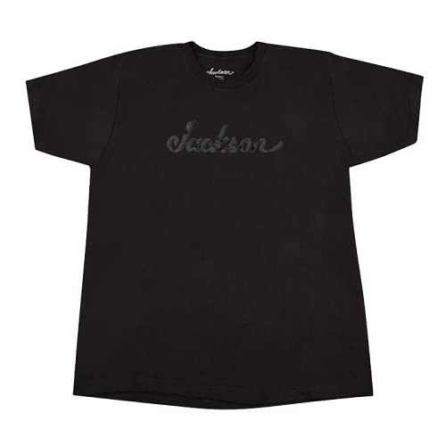 Jackson® »LOGO T-SHIRT« T-Shirt für Musiker - 100% Baumwolle - Größe: XL - Farbe: Schwarz
