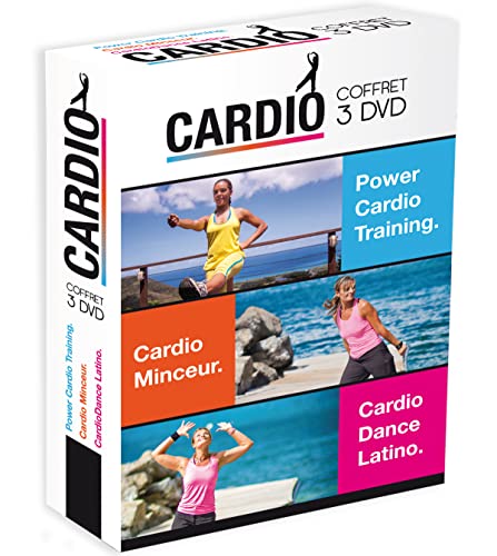 Coffret cardio : power cardio training ; cardio minceur ; cardio dance latino [FR Import]