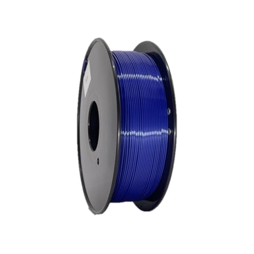 Solides, farbenfrohes 3D-Drucker-Filament, sauber gewickelt, Maßgenauigkeit 1,75 mm +/- 0,02 mm, einfach zu drucken, festes PLA-Filament, 1 kg (Farbe : Dark Blue)