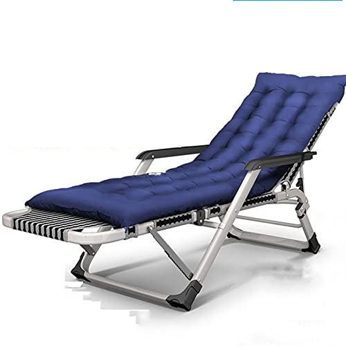 AHHYCXZ Klappbarer Liegestuhl für Nickerchen im Freien, für Büro, Mittagspause, Zuhause, für Erwachsene, einfaches tragbares Feldbett, multifunktionaler Lounge-Stuhl (Farbe: Stil 4) charitable