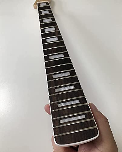 Glänzender Gitarrenhals, Ahornholz, 22 Bünde, 64,8 cm, Griffbrett aus Palisander