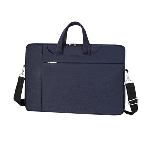 LUOFENG Schlanke Notebook-Handtasche, Business-Tasche für 13-15,6 Zoll Laptops, spritzwassergeschützt, tragbar, mit Schultergurt