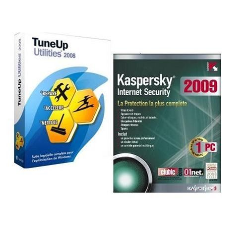 Kaspersky Internet Security 2009 (1 Poste, 1 An) + TuneUp Utilities 2008