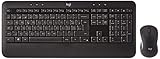 Logitech MK540 Advanced Kabelloses Tastatur-Maus-Set, 2.4 GHz Wireless Verbindung via Unifying USB-Empfänger, 3-Jahre Akkulaufzeit, Für Windows, ChromeOS PCs/Laptops, Schweizer QWERTZ-Layout - Schwarz