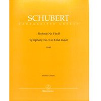 Sinfonie Nr. 5 B-Dur D 485. BÄRENREITER URTEXT. Partitur, Urtextausgabe