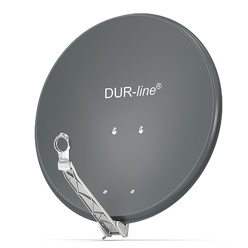 DUR-line Select 60cm/65cm Anthrazit Satelliten-Schüssel - Test + Sehr gut + Aluminium Sat-Spiegel