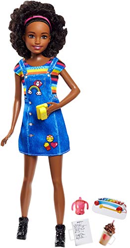 Mattel Barbie FHY91 - Skipper Babysitters Inkl. Puppe und Zubehörset Schokoladen-Shake
