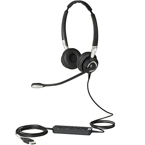 Jabra Biz 2400 II USB Duo CC Binaural Kopfband Schwarz, Silber - Headsets (Call Center/Büro, Binaural, Kopfband, Schwarz, Silber, Verkabelt, Ohraufliegend)
