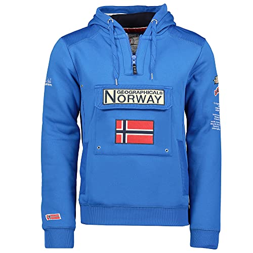 Geographical Norway GYMCLASS Herren-Sweatshirt, Blau M