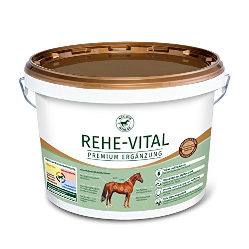 Atcom Rehe-Vital 5kg - zucker- und stärkearmes Mineralfutter für Rehe-Pferde und stoffwechselempfindliche Tiere