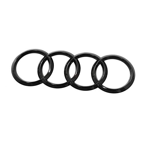 Audi 4M8071802 Zeichen Heckklappe Ringe Black Edition Emblem Blackline Logo schwarz