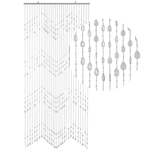 HAB & GUT -DV0273- Türvorhang KLUNKER, KLAR, 90 x 200 cm