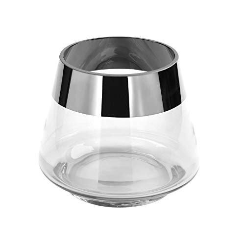 Fink Glas-Teelichthalter Jona klar H 13 x D 15 cm - (112005)