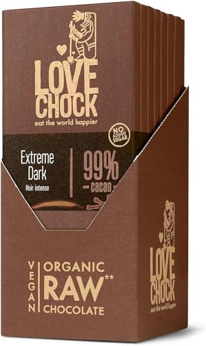 LOVECHOCK 99% Cacao - box of 8 x 70g tablet, 560 g