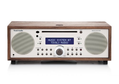 Tivoli Audio Music System BT All-in-one MW / UKW Kompaktanlage mit Drahtlose Bluetooth-Technologie (Walnuss / Beige)