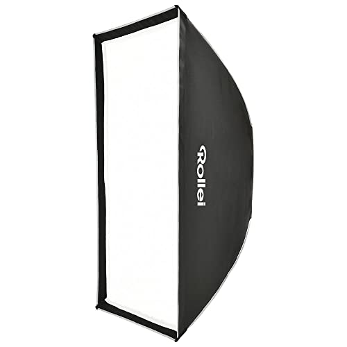 Rollei Klick-Softbox 70 cm x 100 cm mit Grid. Leicht auf zu bauender Klick-Lichtformer ideal für Fashion und Portrait Aufnahmen.