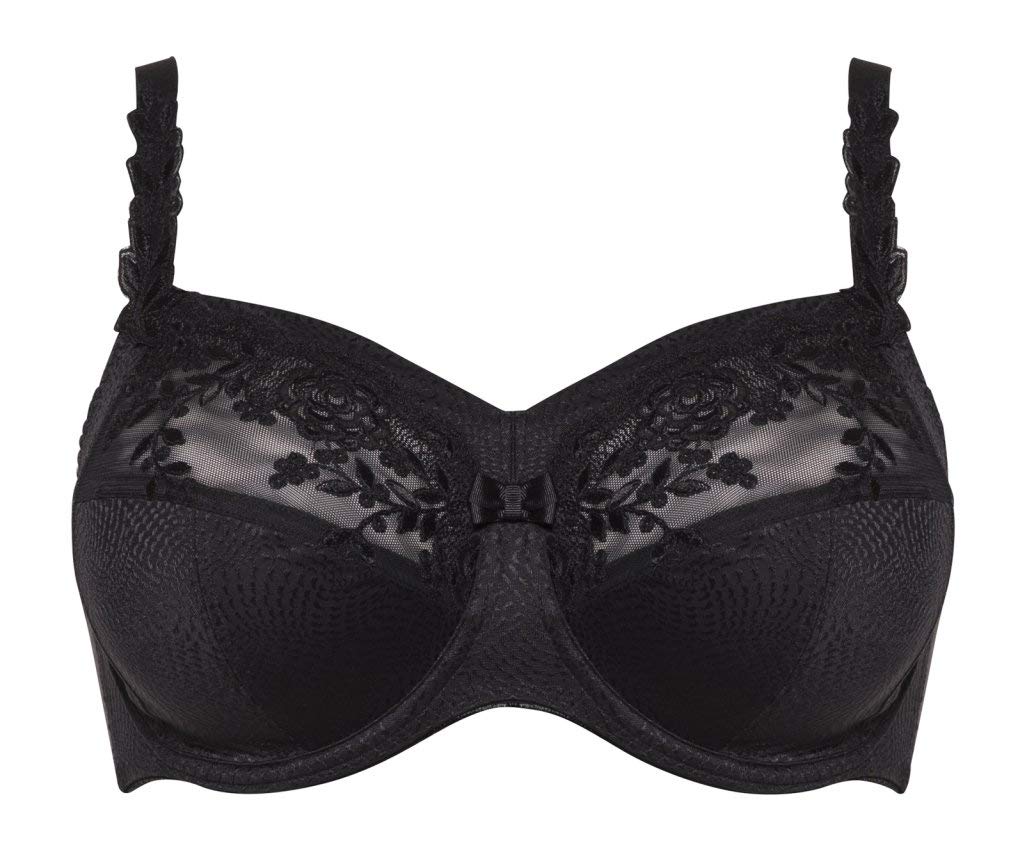 ulla Lingerie féminine BH Ella Cup H-N mit Bügel 3625 schwarz 110H