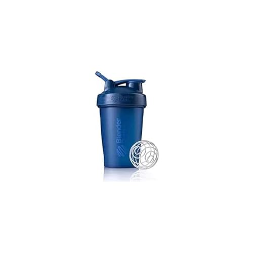 BlenderBottle Classic Loop Shaker mit BlenderBall, optimal geeignet als Eiweiß Shaker, Protein Shaker, Wasserflasche, Trinkflasche, BPA frei, skaliert bis 400 ml, 590 ml, navy blau