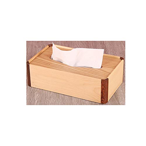 ZXGQF Tissue Box Holz Rechteckigen Papierhandtuchhalter Für Zuhause BüroAuto Dekoration Tissue Box Inhaber