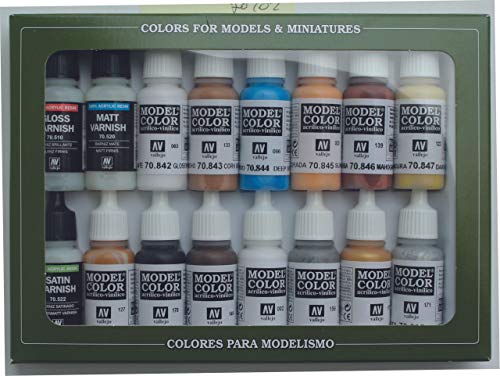 Vallejo 70102 Folkstone Special Acryl Box Set - Verschiedene Farben (16 x 17 ml)