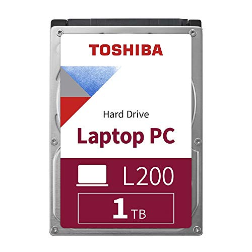 Toshiba HDWL110UZSVA 1 TB L200 6.35 cm (2,5 Zoll) 7 mm Laptop PC Festplatte