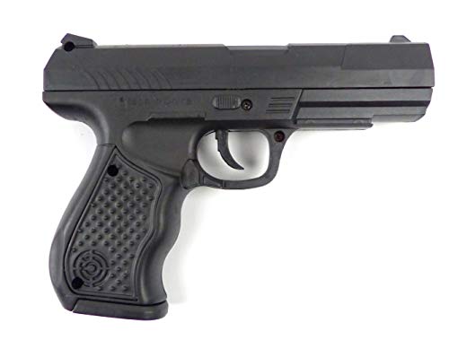 Evil Wear Kinder Spielzeug-Pistole Softair-Waffe schwarz Federdruck 0,2J Set