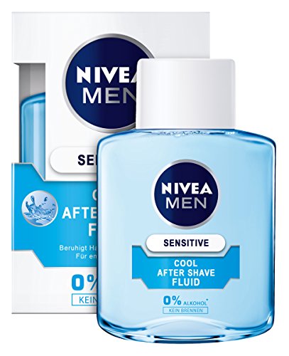 NIVEA Men, 3er Pack After Shave Fluid für Männer, 3 x 100 ml Flasche