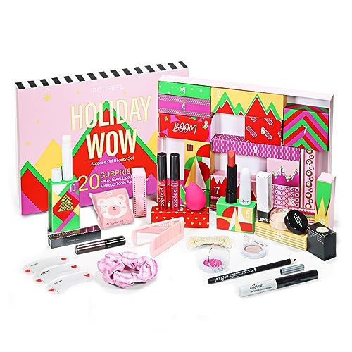 Makeup-Überraschungsbox, Makeup-Adventskalender 2023, All-in-One-Make-up-Set als Feiertagsgeschenk, Teenager-Make-up-Kit für Geburtstage, Feiertage, perfekt für Frauen. Vollständiges Set.